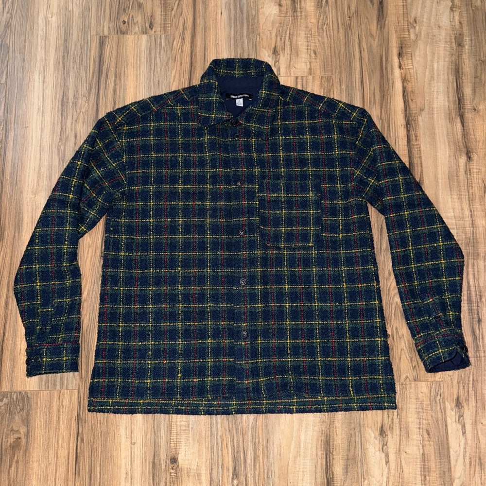 Urban Outfitters Multicolor Plaid Long Sleeve Button Down Shirt Jacket